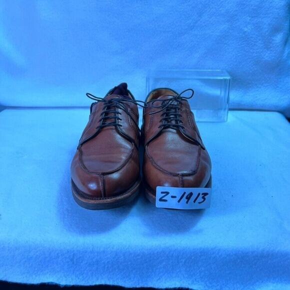 Allen Edmonds Shoes Men's Size 9 Brown Stockbridge Lace Up Oxfords Split Toe - Picture 11 of 11